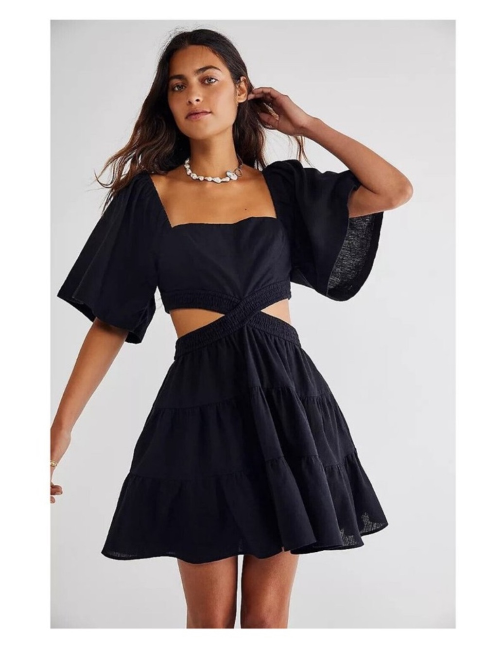 Free People Cross Of Sunlight Mini Dress